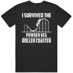 I Survived The Powder Keg Roller Coaster Fan T Shirt