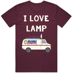 Anchorman Channel Four News Van I Love Lamp Quote Fan T Shirt