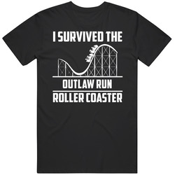 I Survived The Outlaw Run Roller Coaster Fan T Shirt