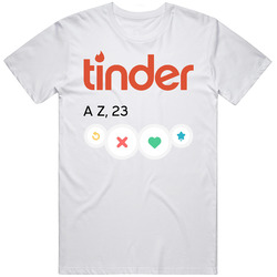 Tinder Customizable Dating App T Shirt