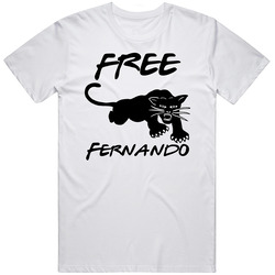 Free Fernando Black Panther Free Huey Parody T Shirt