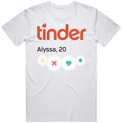 Tinder Customizable Dating App T Shirt