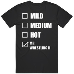 Mild Medium Hot Mr Wrestling Ii Hottness Chart Checklist Wrestling Fan