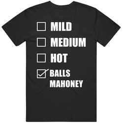 Mild Medium Hot Balls Mahoney Hottness Chart Checklist Wrestling Fan F