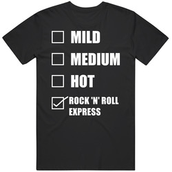 Mild Medium Hot Rock 'n' Roll Express Hottness Chart Checkli