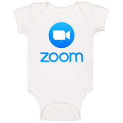 Zoom Video Chat Logo Baby One Piece