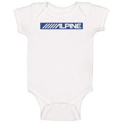 Alpine Sound Car Audio Sub Woofer Logo Baby One Piece