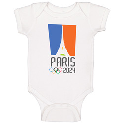 Paris 2024 Olympics Logo Baby One Piece