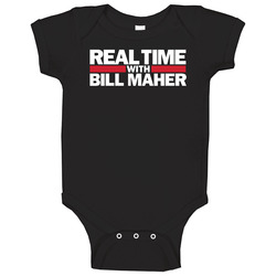 Real Time With Bill Maher Tv Show Logo Fan Baby One Piece
