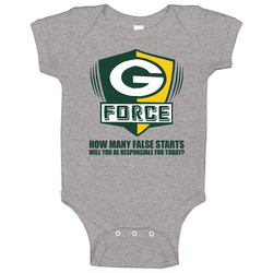 Green Bay Packers Cheesehead Fan G Force Baby One Piece