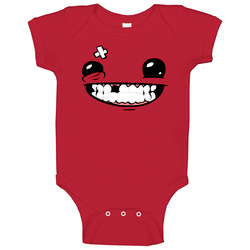 Super Meat Boy Video Game Baby One Piece