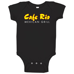 Cafe Rio Mexican Grill Food Restaurant Logo Cool Baby One Piece