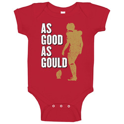 As Good As Robbie Gould Gold San Francisco Football Kicker Fan Baby On