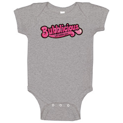 Bubblicious Bubble Gum Logo Retro Candy Vintage Unisex Baby One Piece