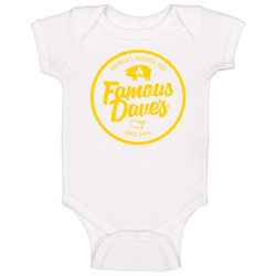 Famous Dave's American Favourite Food Baby One Piece