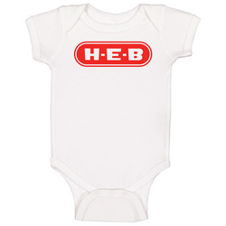 Heb Grocery Store Company Logo Baby One Piece