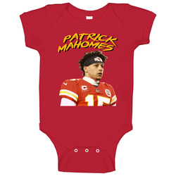 Patrick Mahomes Quarterback Kansas City Football Sports Fan Baby One P