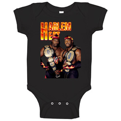 Harlem Heat Wrestling Tag Team Champions Fan Baby One Piece