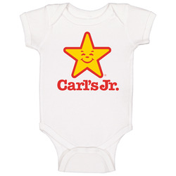 Carl's Jr American Favourite Food Baby One Piece