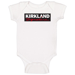 Kirkland Signature Toilet Paper Company Logo Baby One Piece