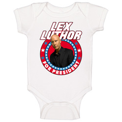 Lex Luthor Smallville For President Tv Show Villain Fan Baby One Piece