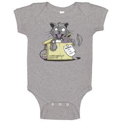 Schrodinger's Cat Test Zombie Funny Baby One Piece