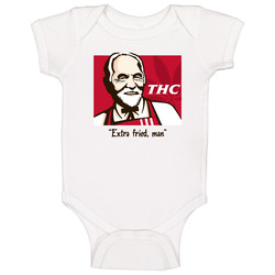 Tommy Chong Thc Kfc Chicken Weed Parody Marijuana Lovers Crewneck Swea