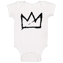 Basquiat Crown Artist Symbol Logo Fan Art Cool Baby One Piece