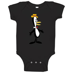 Tennessee Tuxedo Retro Cartoon Character Baby One Piece