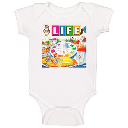 Life Best Board Game Of All Time Players Retro Baby One Piece