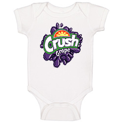 Crush Grape Best Soda Of All Time Soft Drink Lovers Baby One Piece