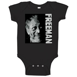 Morgan Freeman Actor Star Baby One Piece