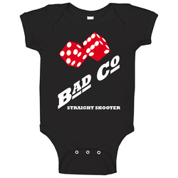 Bad Company Rock Black Baby One Piece