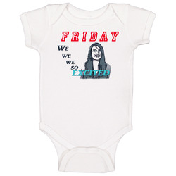Rebecca Black Friday So Excited Baby One Piece
