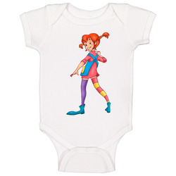 Pippi Longstocking Cartoon Tv Baby One Piece