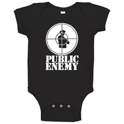Public Enemy Popular 80s 90s Hip Hop Group Music Baby One Piece