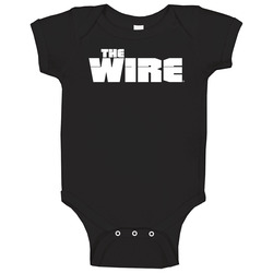 The Wire 2000s Tv Show Fan Logo Gift Idea Baby One Piece