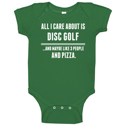 All I Care About Is Disc Golf Sports Baby One Piece