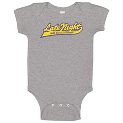 Late Night David Letterman Baby One Piece