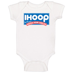 Ihoop So Please Watch Your Ankles Funny Basketball Worn Look Baby One 