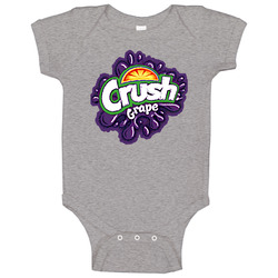 Grape Crush Soda Pop Junk Food Candy Baby One Piece