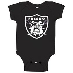 Fresno State Athletics Oakland Football Mashup Logo Sports Fan Baby On