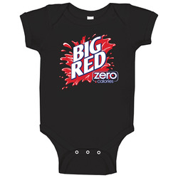 Big Red Best Soda Of All Time Soft Drink Lovers Baby One Piece