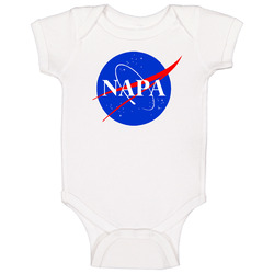 Napa Custom Cities Nasa Parody Customizable Baby One Piece