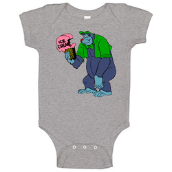 Great Grape Ape Cartoon Baby One Piece