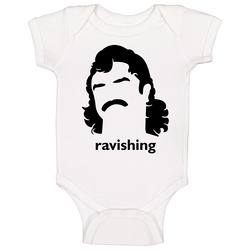 Ravishing Rick Rude Wrestling Legend Retro Baby One Piece