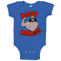 Macho Man Randy Savage Retro Baby One Piece
