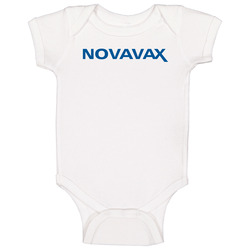 Novavax Inc Nasdaq Company Logo Employee Fan Baby One Piece