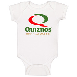 Quiznos Sub Sandwhich Restaurant Baby One Piece