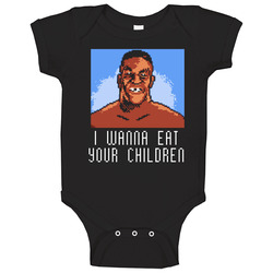 Mike Tyson Punchout 8bit Baby One Piece